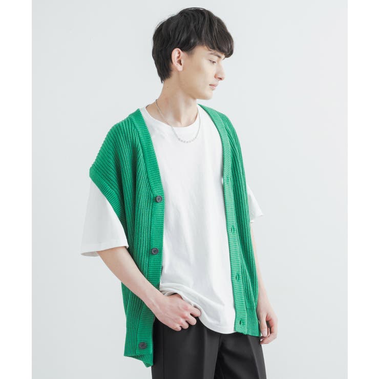 ニットベスト カーディガン メンズ 品番 Oe Rocky Monroe ロッキーモンロー のメンズ ファッション通販 Shoplist ショップリスト