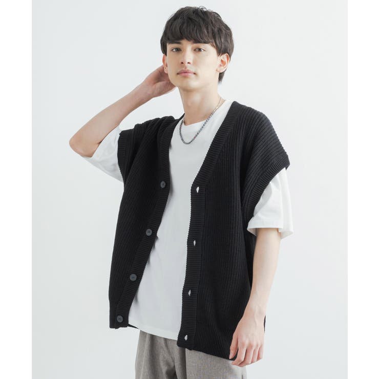ニットベスト カーディガン メンズ 品番 Oe Rocky Monroe ロッキーモンロー のメンズ ファッション通販 Shoplist ショップリスト