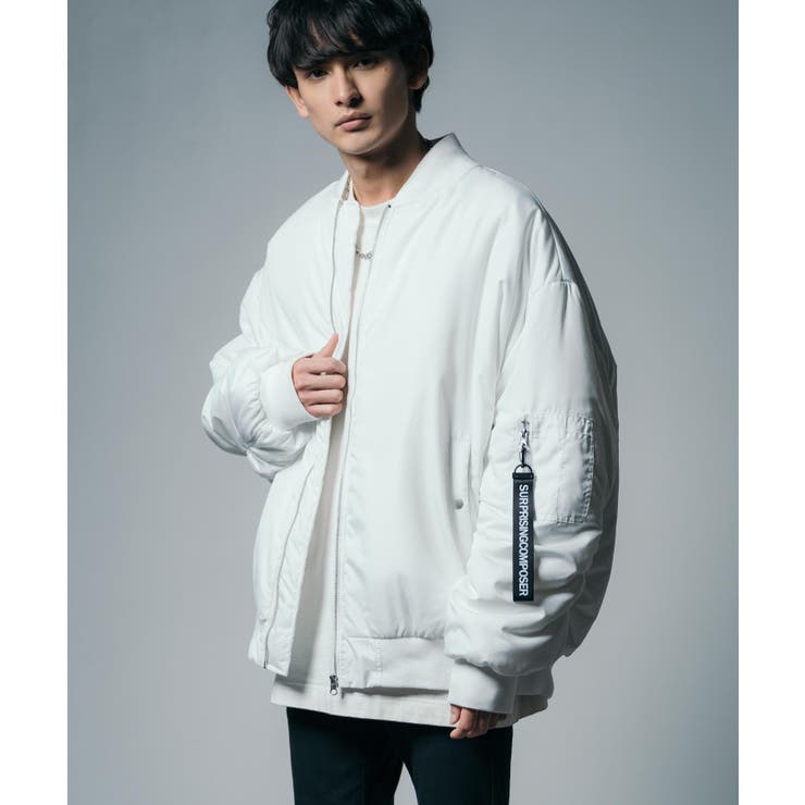 NOBLE パフィタフタフライトMA1 ホワイト　36 Noble（ノーブル）の「パフィタフタフライトMA1（MA-1）」 - WEAR