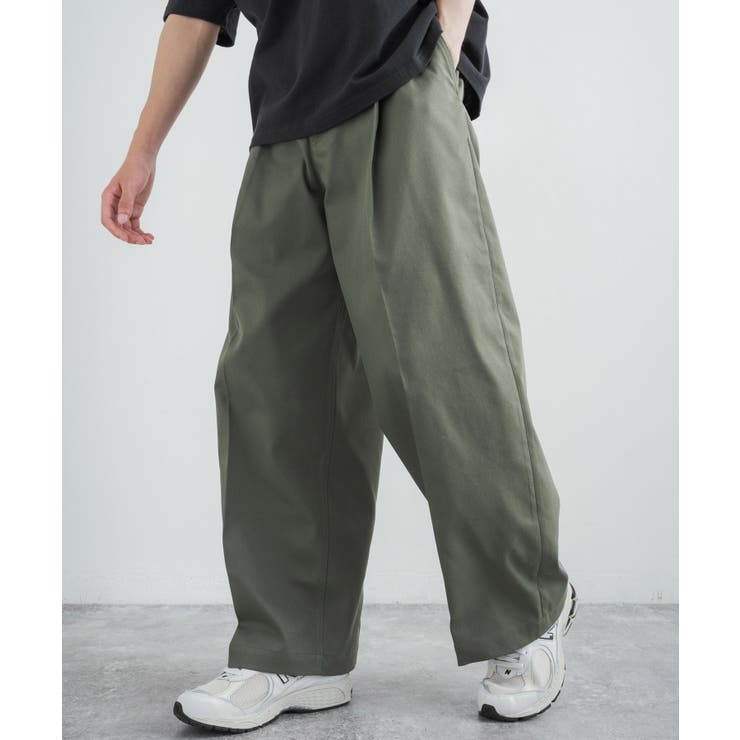ワイドパンツ ワークパンツ スケーターパンツ[品番：OE000006837
