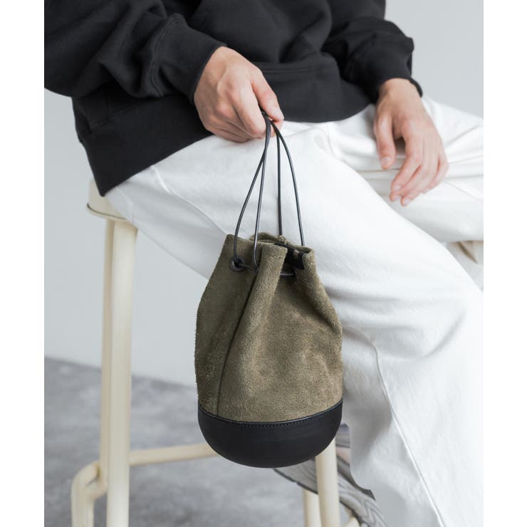 オリーブ | 巾着バッグ バケツバッグ 日本製 | Rocky Monroe