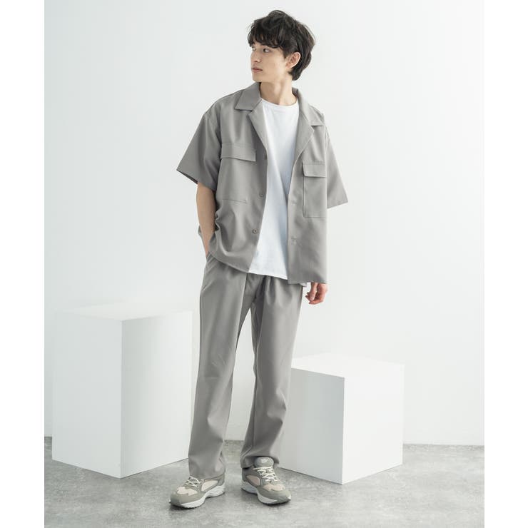 セットアップ 半袖 オープンカラーシャツ[品番：OE000006084]｜Rocky