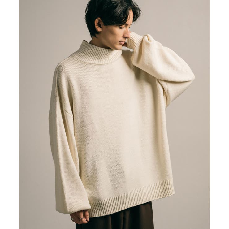 ニットセーター オーバーサイズ タートルネック[品番：OE000006940]｜Rocky  Monroe（ロッキーモンロー）のメンズファッション通販｜SHOPLIST（ショップリスト）