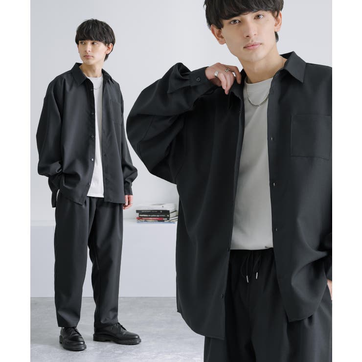 セットアップ ドルマンシャツ イージーパンツ[品番：OE000007189