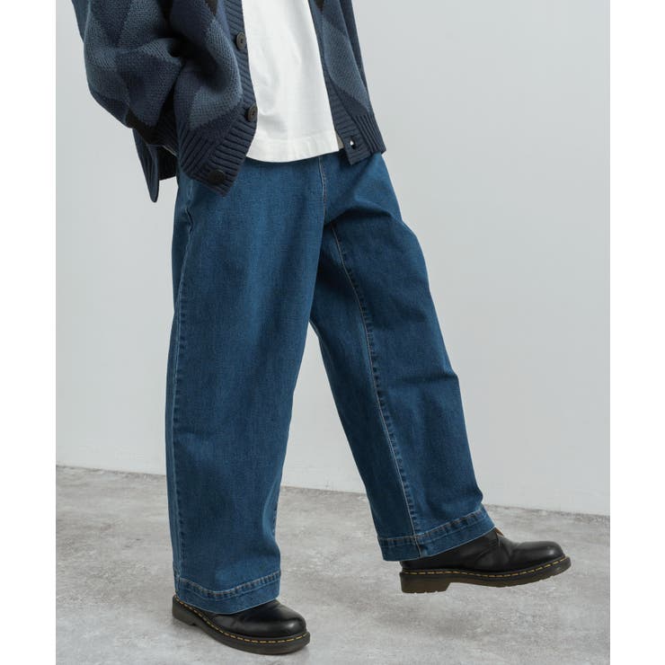 デニムパンツ ワイドシルエット 無地[品番：OE000007076]｜Rocky Monroe（ロッキーモンロー ）のメンズファッション通販｜SHOPLIST（ショップリスト）