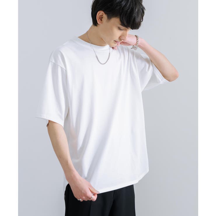 半袖Tシャツ シルキータッチ オーバーサイズ[品番：OE000007309