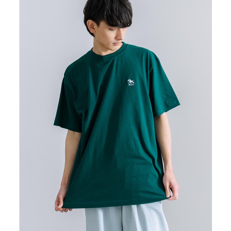 アシッドブルー】Tシャツ 半袖 刺繍[品番：OE000007339]｜Rocky Monroe 
