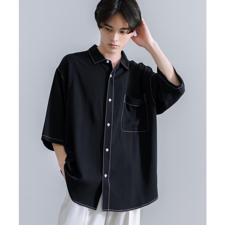 【超美品】MARK&RONA 半袖シャツ セール】【retock's】総柄アソート オーバーサイズオープン