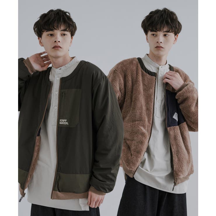 ボアジャケット ノーカラージャケット クリフメイヤー[品番