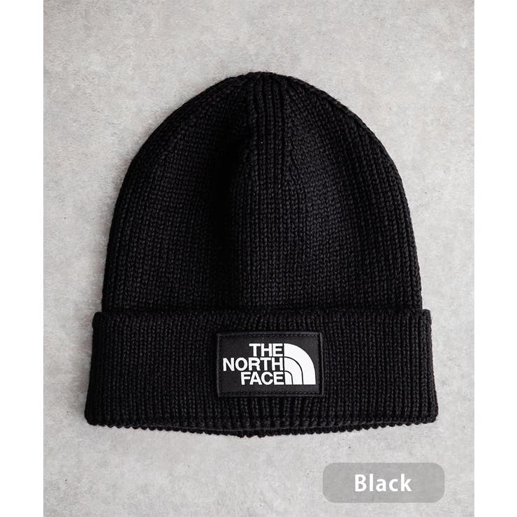 ブラック | THENORTHFACE ロゴボックスカフビーニー ニット帽 | Rocky Monroe