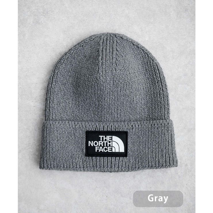 グレー | THENORTHFACE ロゴボックスカフビーニー ニット帽 | Rocky Monroe
