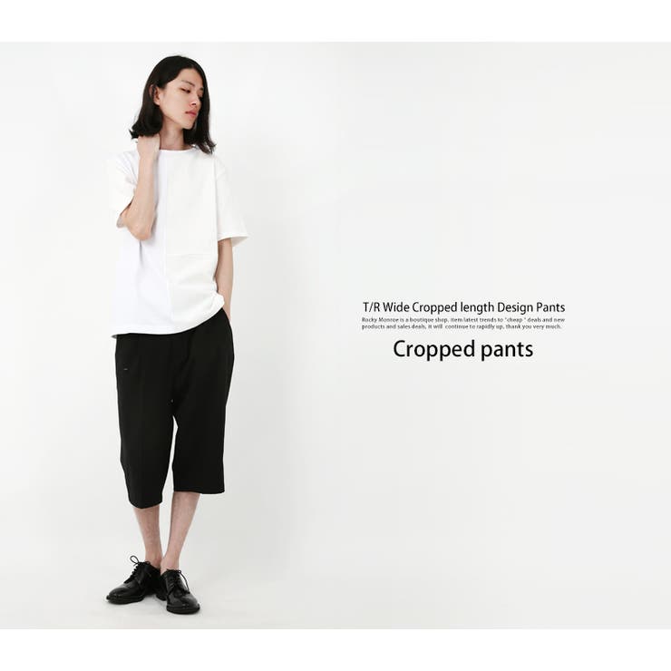 THEROW ミッドライズ クロップドパンツ 黒 THEROW ミッドライズ クロップドパンツ 黒 (The Row/パンツ