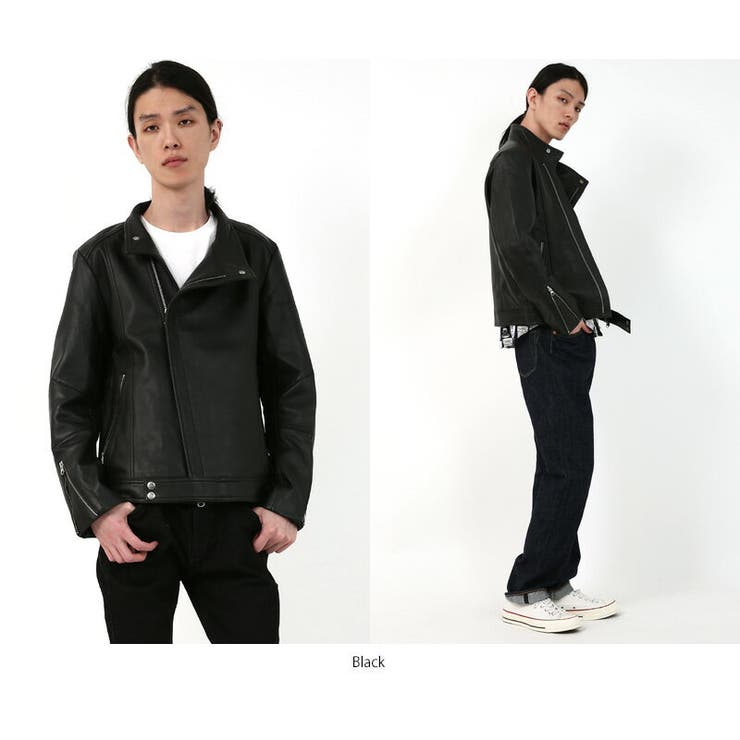 Mareunrol's レザージャケット ロッキーモンロー Rocky Monroe レザージャケット ブルゾン