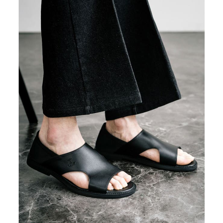 レザーサンダル かかと付き フェイク[品番：OE000008072]｜Rocky  Monroe（ロッキーモンロー）のメンズファッション通販｜SHOPLIST（ショップリスト）