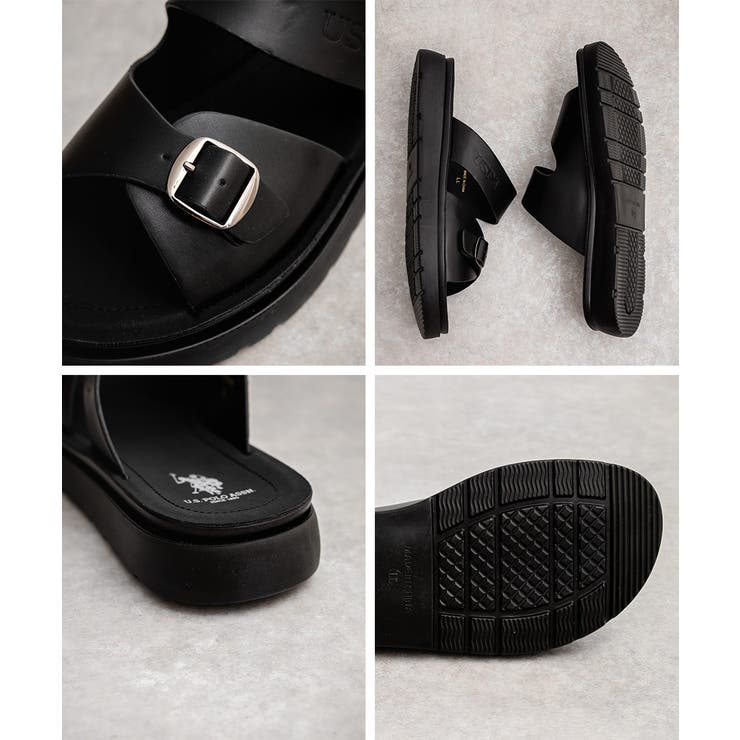 ユーエスポロアッスン バックルサンダル フェイクレザー | Rocky Monroe | 詳細画像16 