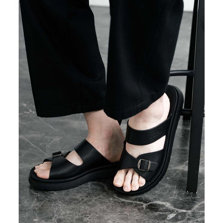 ユーエスポロアッスン バックルサンダル フェイクレザー | Rocky Monroe | 詳細画像2 