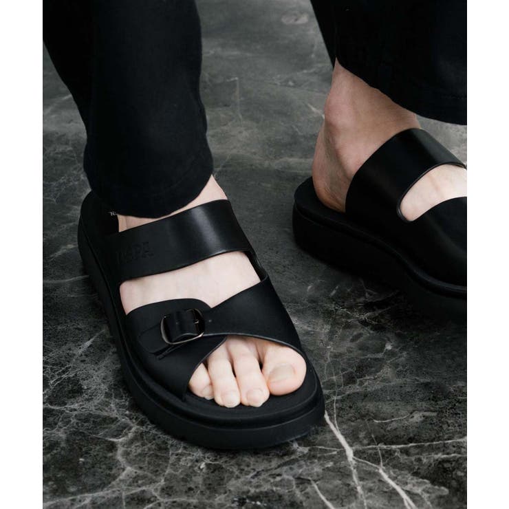 ユーエスポロアッスン バックルサンダル フェイクレザー | Rocky Monroe | 詳細画像3 