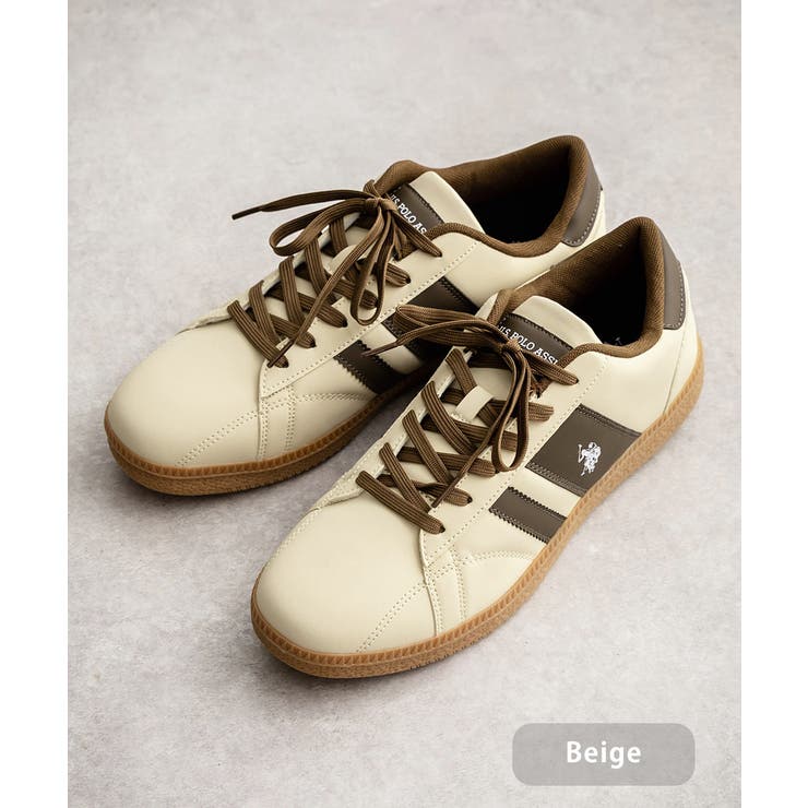 ベージュ | スニーカー 厚底 紐靴 | Rocky Monroe