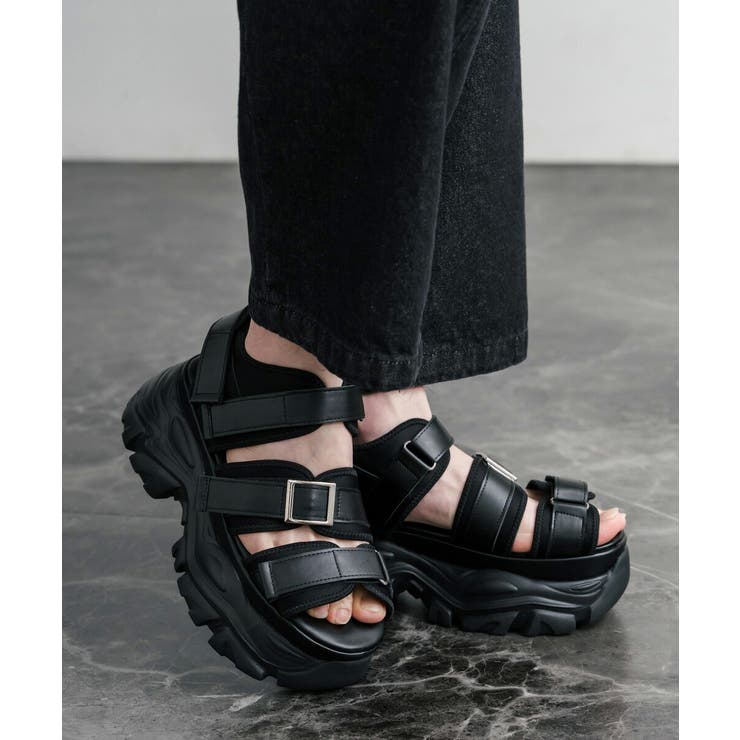 ストラップサンダル 9cmハイソール フェイクレザー | Rocky Monroe | 詳細画像10 