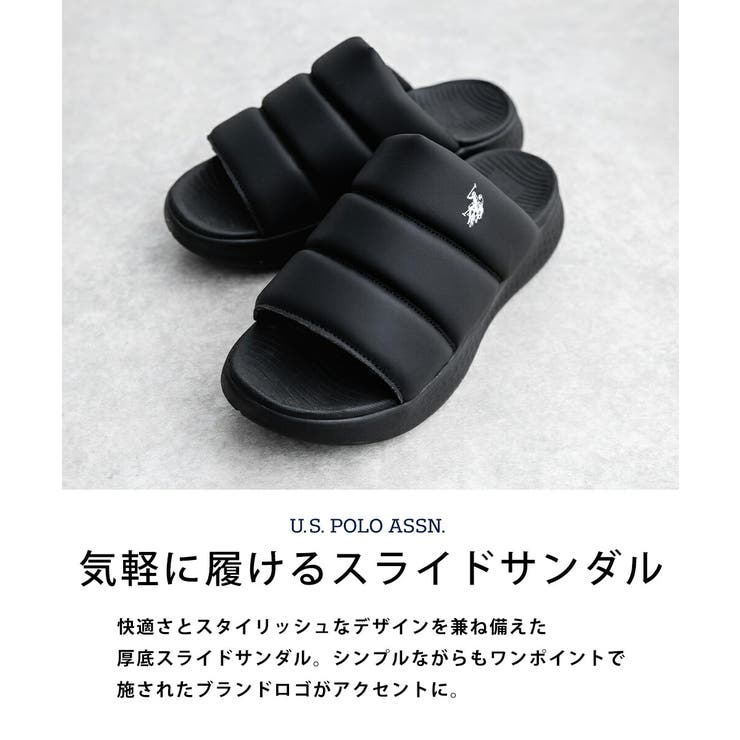USPOLOASSN スライドサンダル 厚底 | Rocky Monroe | 詳細画像16 