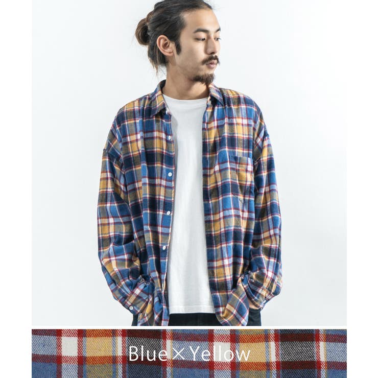 チェックシャツ メンズ ネルシャツ[品番：OE000005431]｜Rocky Monroe