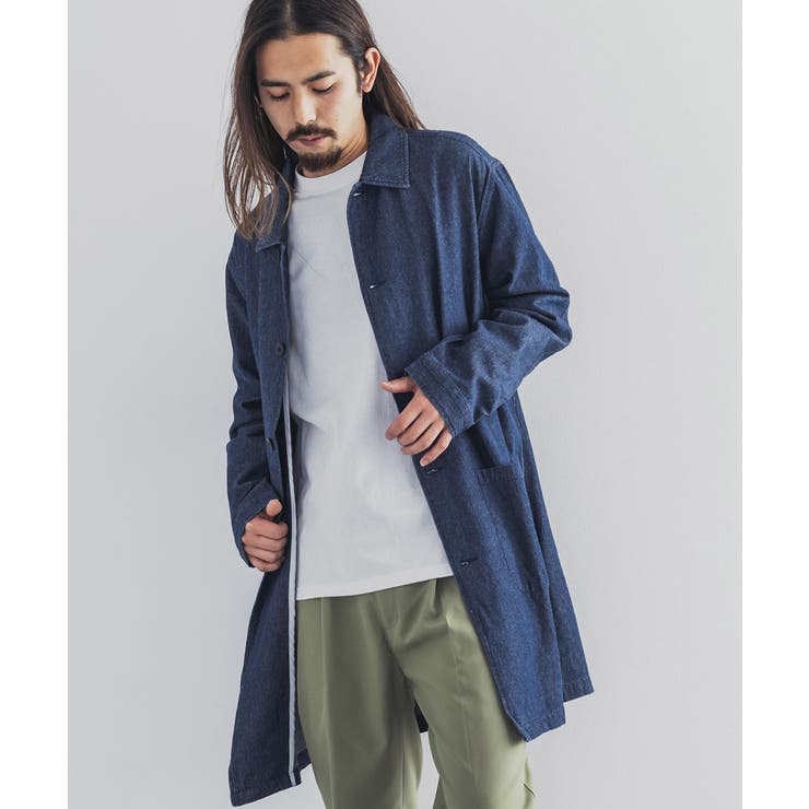 デニムショップコート メンズ レディース[品番：OE000005991