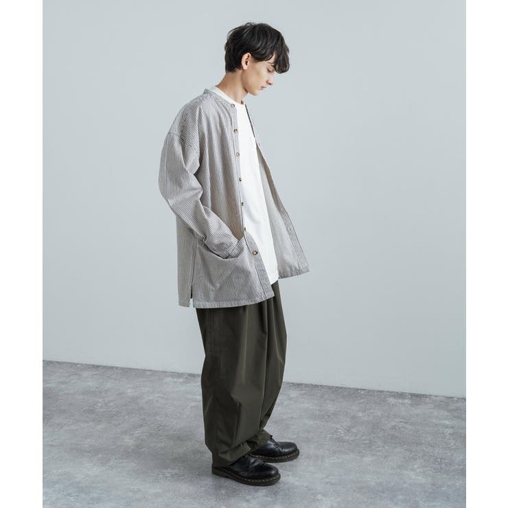 バンドカラーシャツ ガーデニングシャツ シャツコート 品番 Oe Rocky Monroe ロッキーモンロー のメンズ ファッション通販 Shoplist ショップリスト