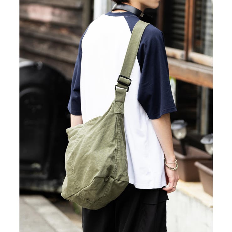 ショルダーバッグ コットンキャンバス 無地[品番：OE000008111]｜Rocky