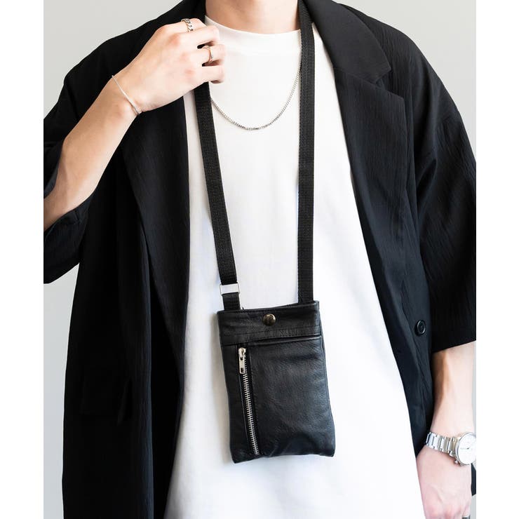 ショルダーバッグ 縦型 レザー[品番：OE000008128]｜Rocky