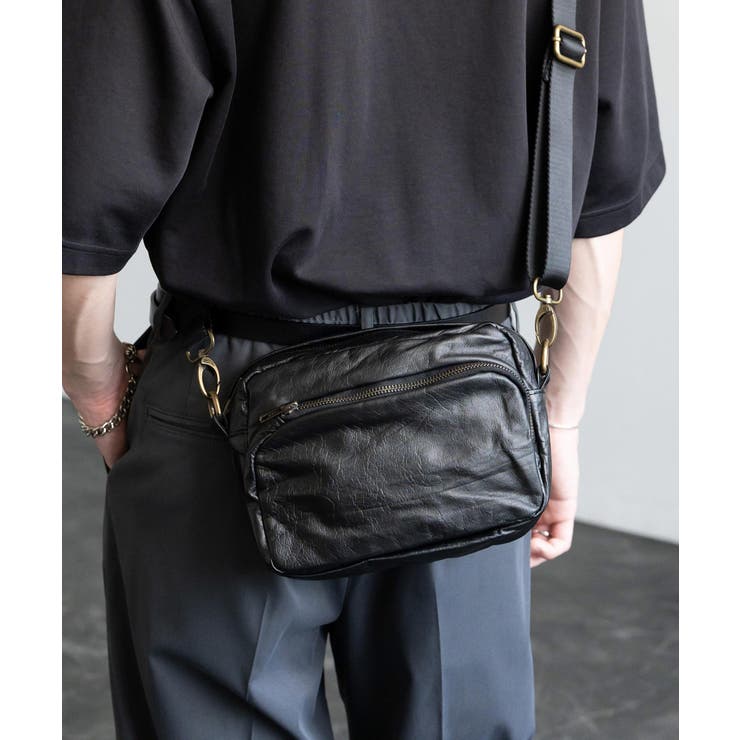 ショルダーバッグ 横型 レザー[品番：OE000008130]｜Rocky