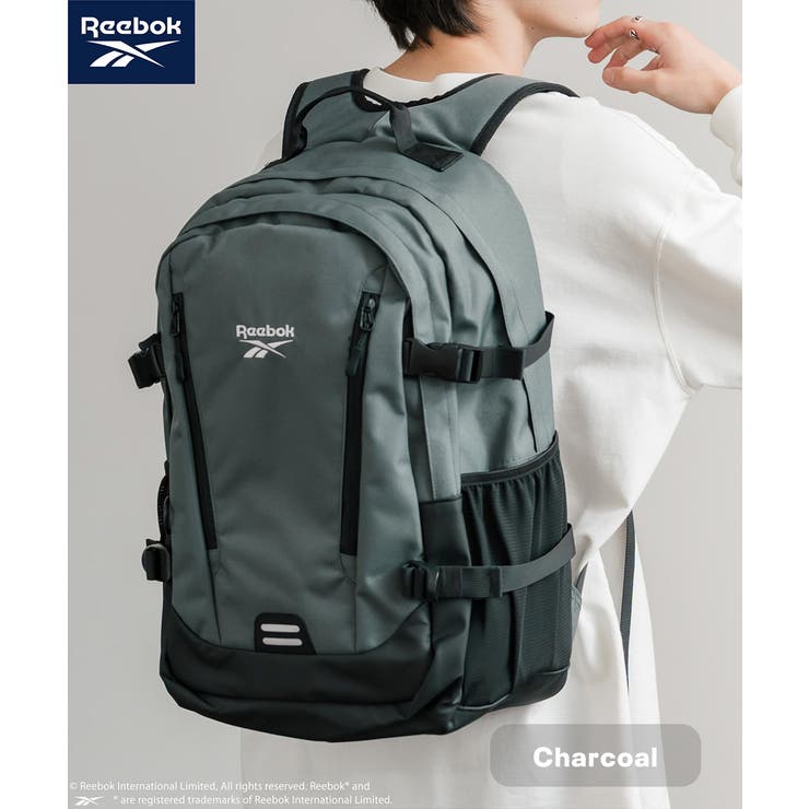 チャコール | Reebok バックパック 大容量 | Rocky Monroe