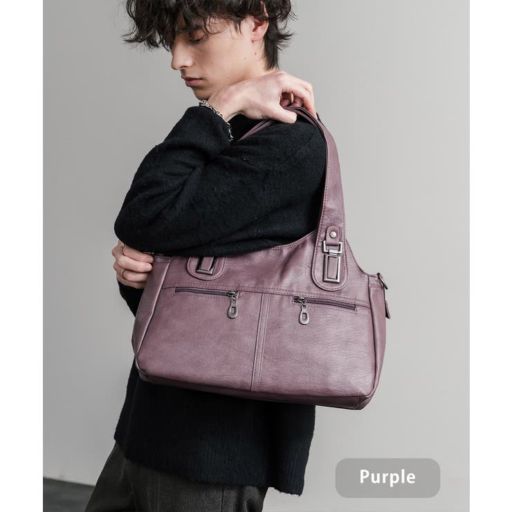 パープル | ショルダーバッグ トート 2WAY | Rocky Monroe