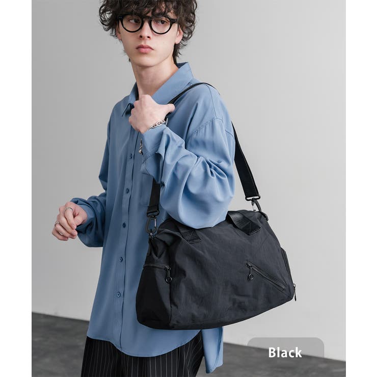 ブラック | ボストンバッグ 2WAY ショルダー | Rocky Monroe