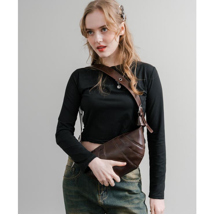 ボディバッグ ショルダー クロワッサン型 | Rocky Monroe | 詳細画像17 