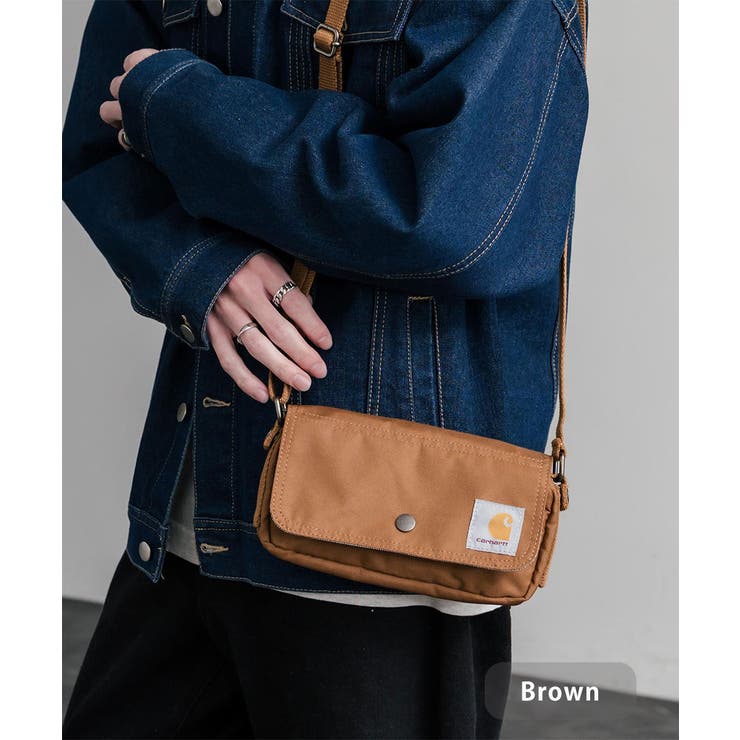 ブラウン | Carhartt ショルダーバッグ 斜め掛け | Rocky Monroe