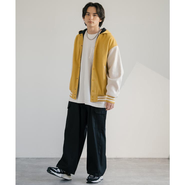 スタジャン ウールライク オーバーサイズ[品番：OE000006863]｜Rocky 