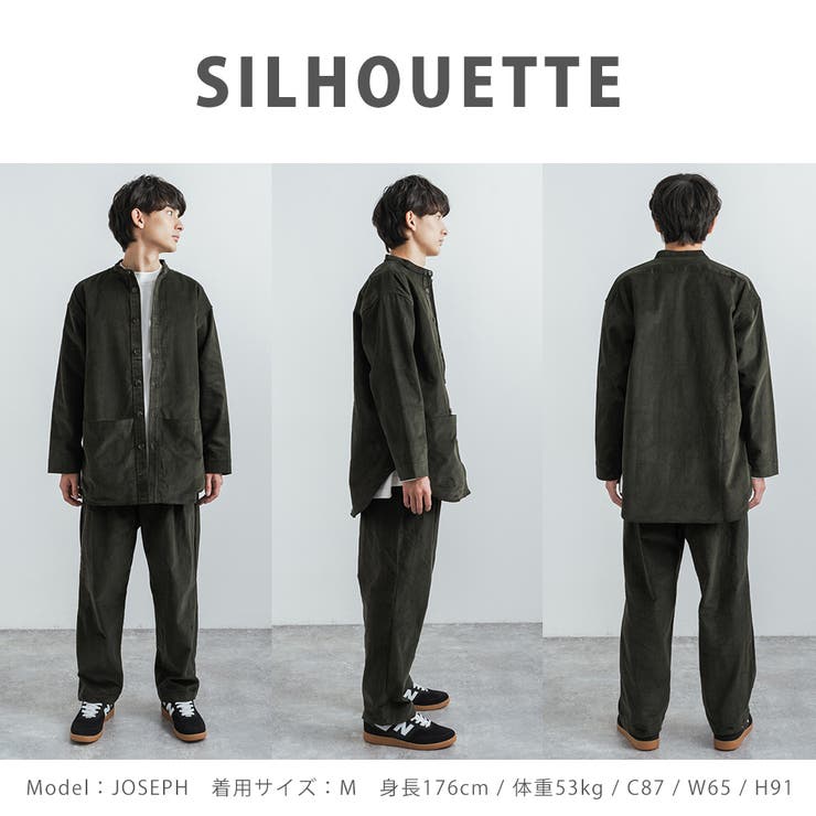シャツジャケット カバーオール コーデュロイ[品番：OE000006929