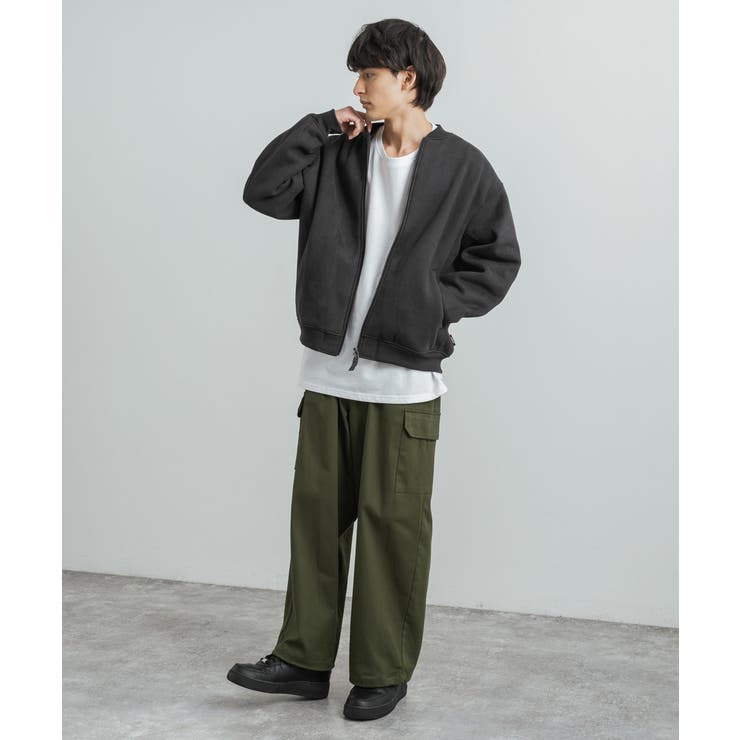 フェイクスエードブルゾン 裏ボアMA1ジャケット 防寒 | Rocky Monroe | 詳細画像7 