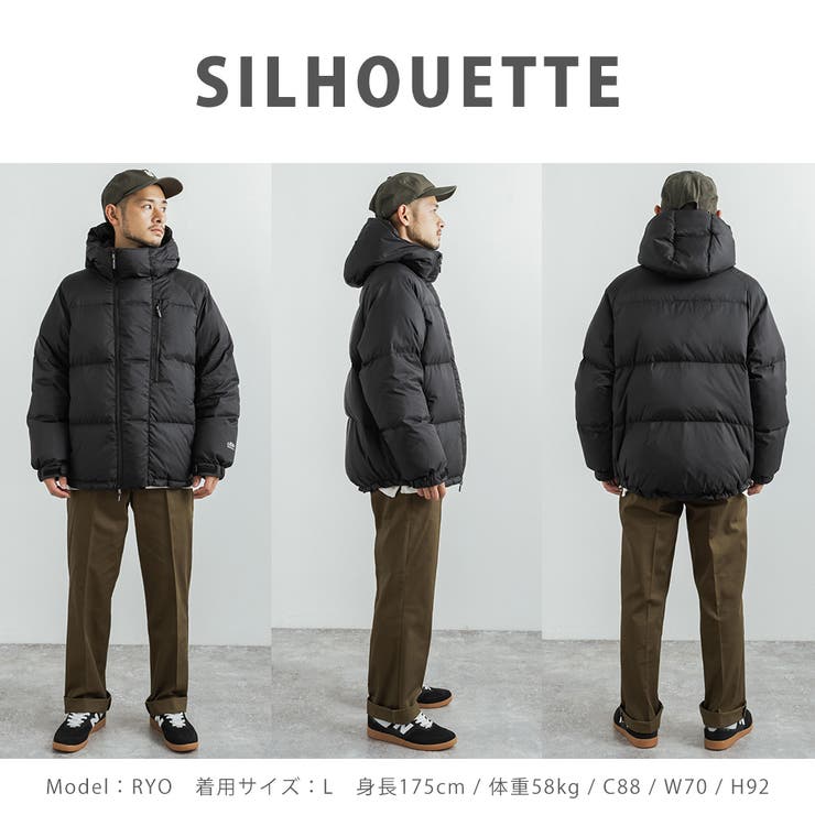 ダウンジャケット フードパーカー 防寒[品番：OE000007009]｜Rocky