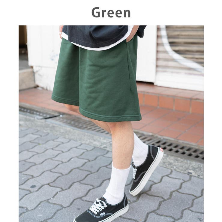 スウェットショーツ ショートパンツ メンズ[品番：OE000006776
