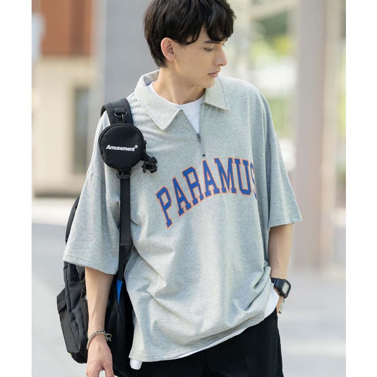 カレッジT ハーフジップTシャツ メンズ[品番：OE000006783]｜Rocky