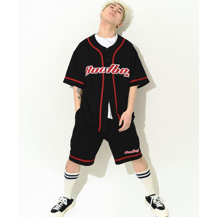 バットボーイ BADBOY / バッドボーイ】BADBOYCLUB ファイヤーパターン ロゴ T