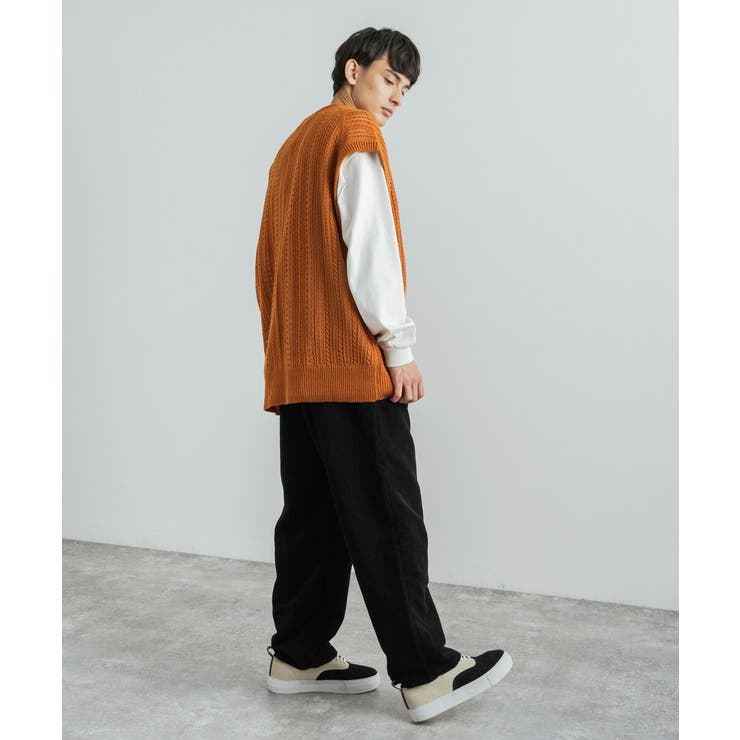 ニットベスト セーター 透かし編み | Rocky Monroe | 詳細画像9 