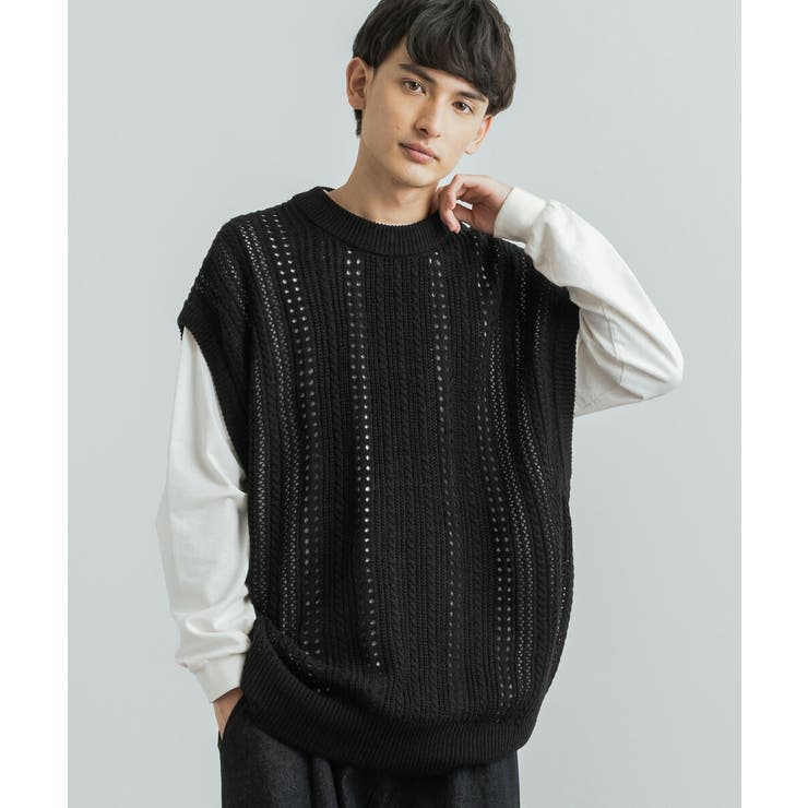 ニットベスト セーター 透かし編み | Rocky Monroe | 詳細画像17 