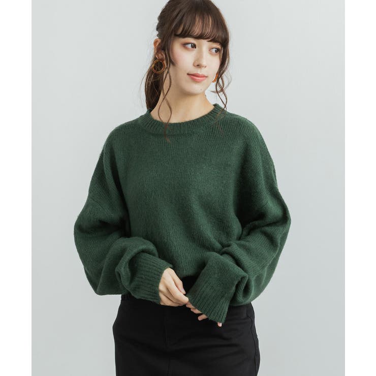 モヘアタッチニット クルーネックセーター オーバーサイズ[品番：OE000006938]｜Rocky  Monroe（ロッキーモンロー）のメンズファッション通販｜SHOPLIST（ショップリスト）