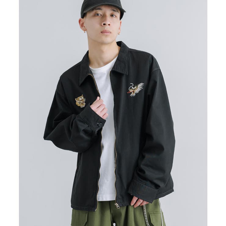 スカジャン スーベニアジャケット 刺繍[品番：OE000007181]｜Rocky