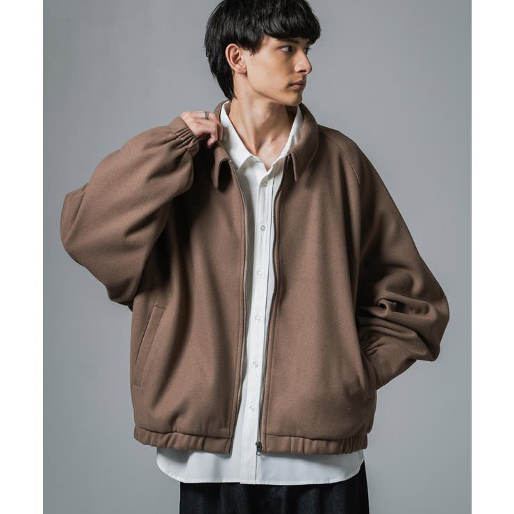 【専用】90s KENZO ブルゾン ベロア ドルマンスリーブ ブラウン ウールテックショート丈ブルゾン オーバーサイズドルマンスリーブ