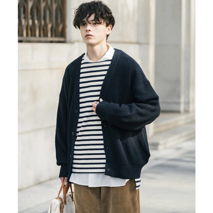 ニットカーディガン ウォッシャブル 片畦編み | Rocky Monroe | 詳細画像37 