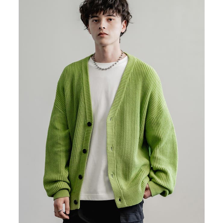 ニットカーディガン ウォッシャブル 片畦編み | Rocky Monroe | 詳細画像40 