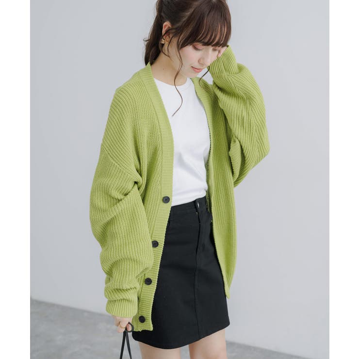 ニットカーディガン ウォッシャブル 片畦編み | Rocky Monroe | 詳細画像41 